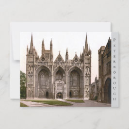 Peterborough Cathedral, England (c. 1900) Vykort