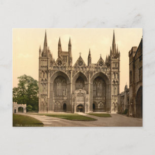 Peterborough Cathedral II, Cambridgeshire, England Vykort