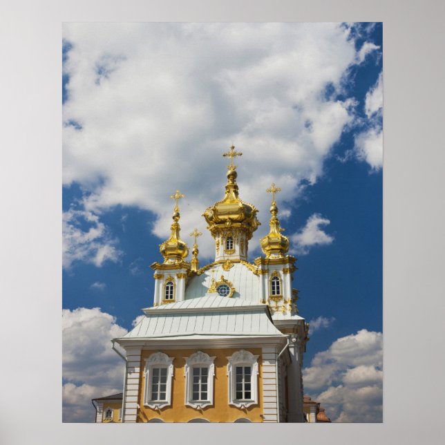 Peterhof, Grand Palace, Chapel vinge Poster (Framsidan)