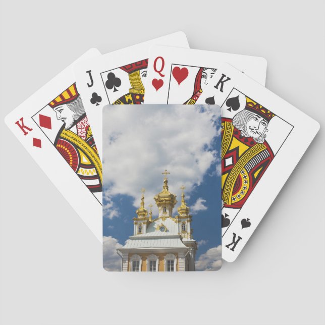 Peterhof, Grand Palace, Chapel vinge Spelkort (Baksidan)