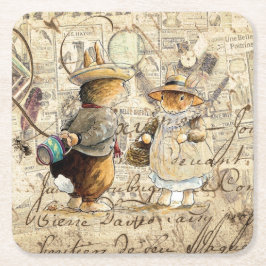 Peterkansammansättning Underlägg Papper Kvadrat