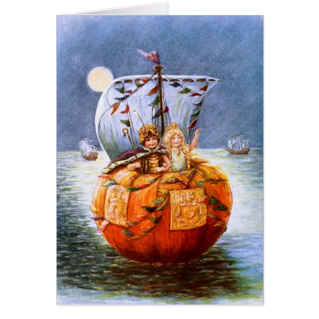 Peterkin Pumperkin och princessen Hälsningskort (Framsidan)