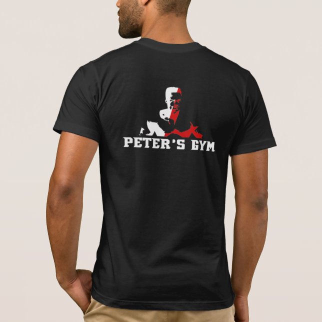 "Peter's Gym Officiell Logotyp Collection T Shirt (Baksida)