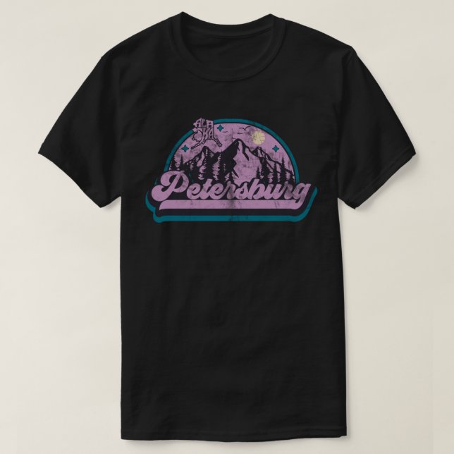 Petersburg, Alaska T Shirt (Design framsida)