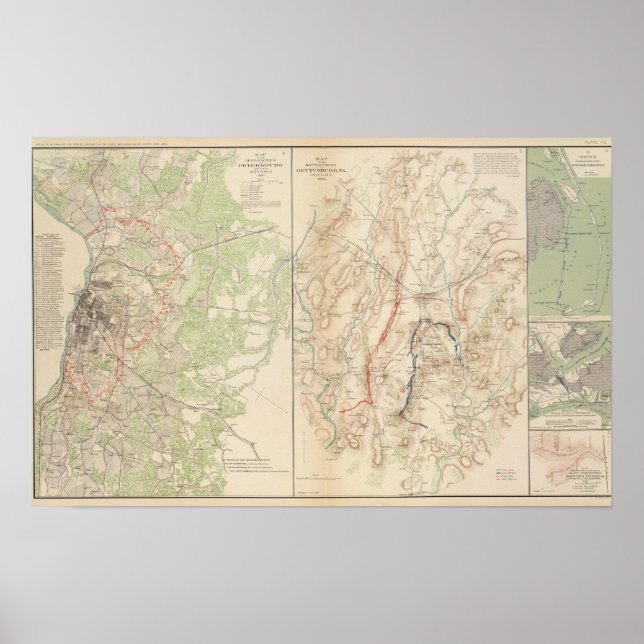 Petersburg, Gettysburg Poster (Framsidan)