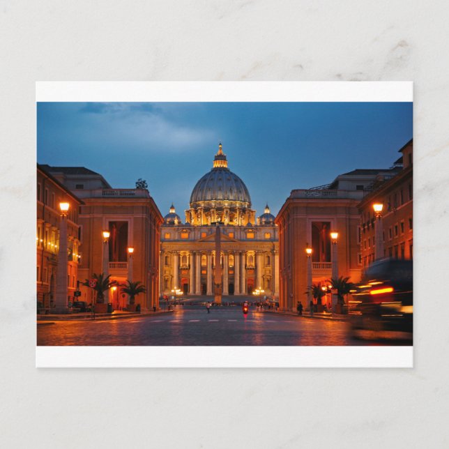 Petersdom i Rom - Italien Vykort (Framsida)