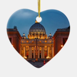 Petersdom in Rom - Italien Julgransprydnad Keramik