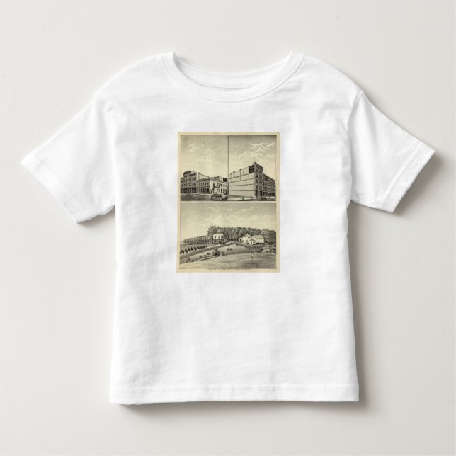 Petersen uppehåll, Dewey och sten, Nebraska T-shirt (Framsida)