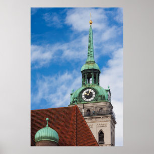 Peterskirche kyrktorn poster