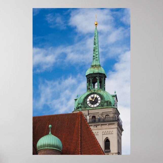 Peterskirche kyrktorn poster (Framsidan)