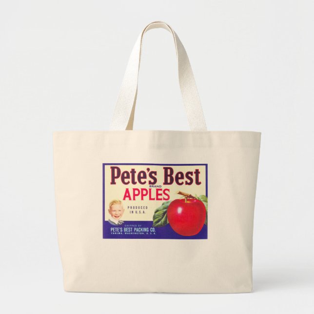 PETES BEST APPLES JUMBO TYGKASSE (Framsidan)