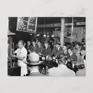 Petes Lunch Counter, 1950 Vykort