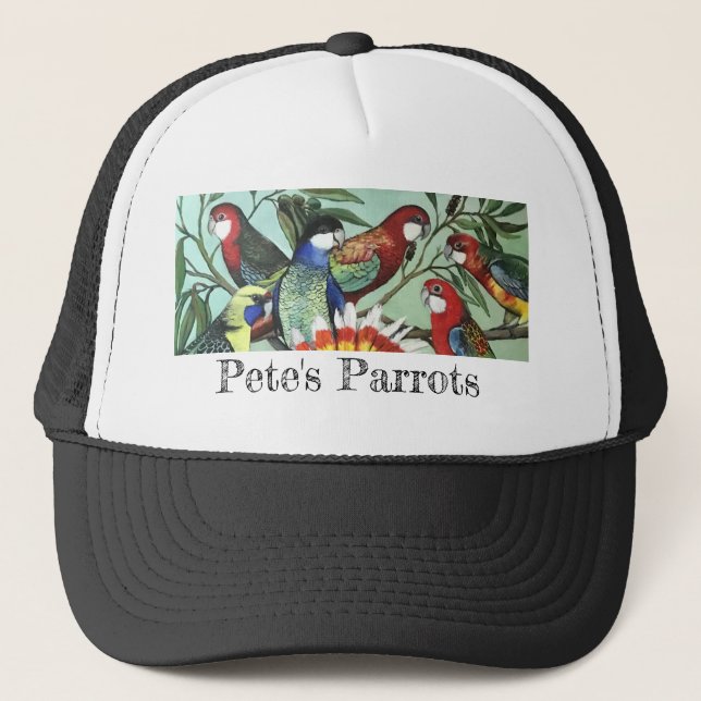 Pete's Parrots - Native Cap Truckerkeps (Framsida)