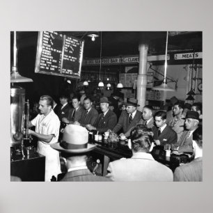 Petes pub: 1950 poster