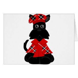 PeticularFashions.com Scottie Hälsningskort