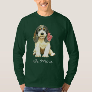 Petit Basset Griffon Vendeen för valentinro T Shirt