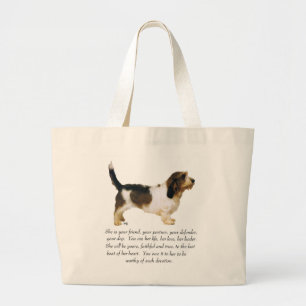 Petit Basset Griffon Vendeen hona Jumbo Tygkasse