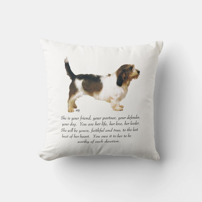 Petit Basset Griffon Vendeen hona Kudde (Framsida)