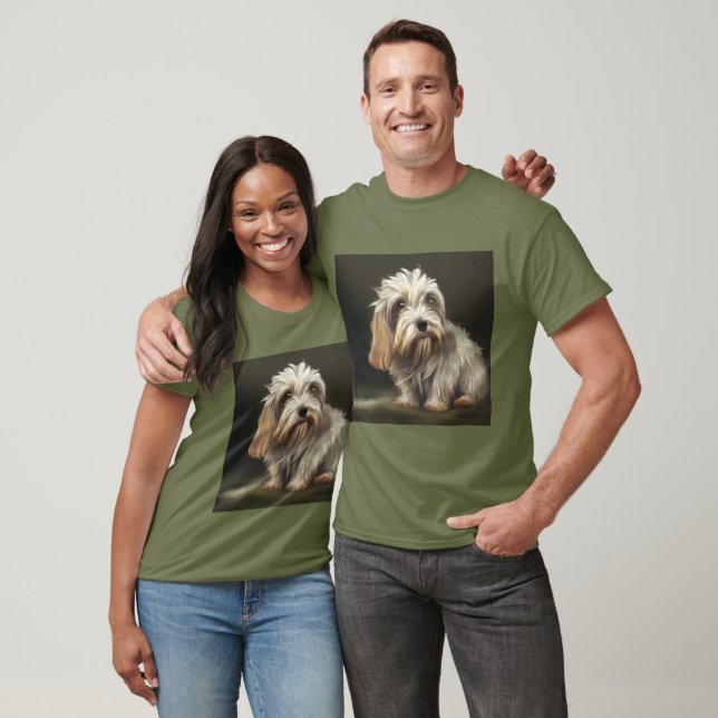 Petit Basset Griffon Vendeen - Hund Porträtt T Shirt (Unisex)