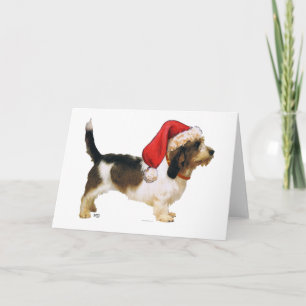 Petit Basset Griffon Vendeen Julhjälpare Helgkort