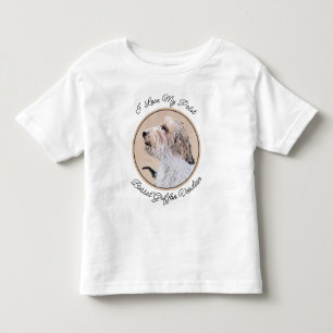 Petit Basset Griffon Vendéen-målning - Hundkonst T Shirt