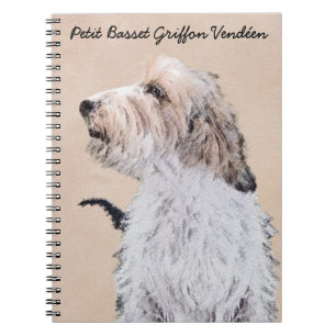 Petit Basset Griffon Vendéen Painting - Hund Art Anteckningsbok