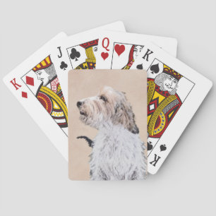 Petit Basset Griffon Vendéen Painting - Hund Art Casinokort