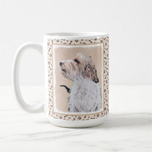 Petit Basset Griffon Vendéen Painting - Hund Art Kaffemugg