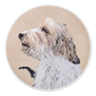 Petit Basset Griffon Vendéen Painting - Hund Art Knopp