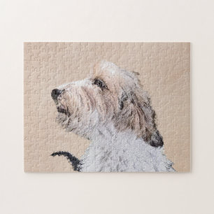 Petit Basset Griffon Vendéen Painting - Hund Art Pussel