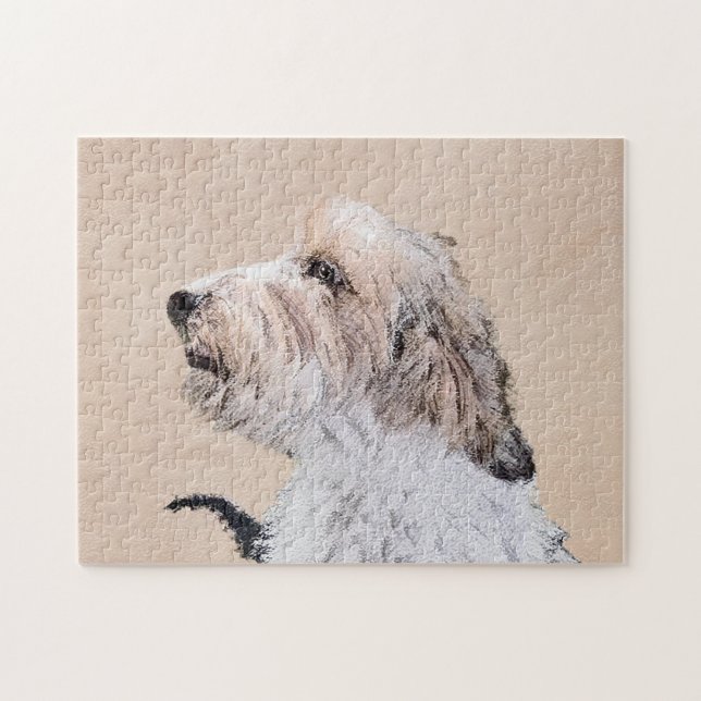Petit Basset Griffon Vendéen Painting - Hund Art Pussel (Horisontell)