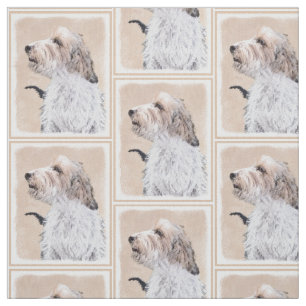 Petit Basset Griffon Vendéen Painting - Hund Art Tyg
