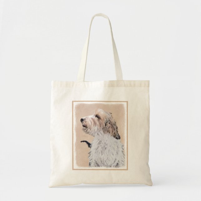 Petit Basset Griffon Vendéen Painting - Hund Art Tygkasse (Framsidan)