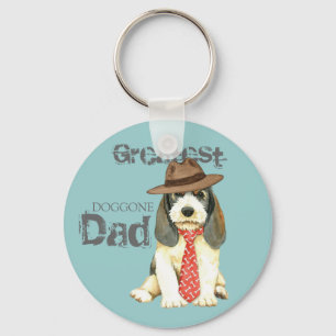 Petit Basset Griffon Vendeen Pappa Nyckelring