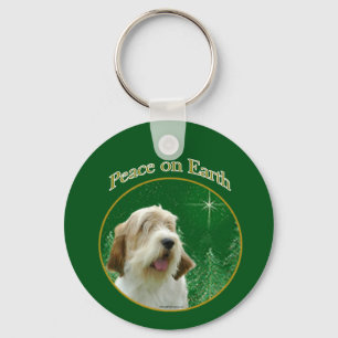 Petit Basset Griffon Vendeen Peace Nyckelring
