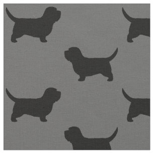 Petit BassetGriffon Vendeen PBGV Silhouettes Tyg
