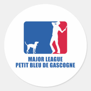 Petit Bleu de Gascogne Runt Klistermärke