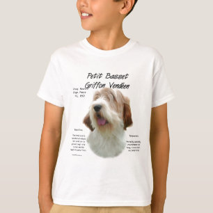 Petit design för BassetGriffon Vendeen historia T-shirt