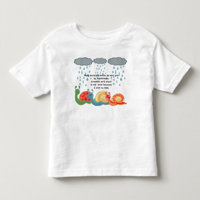 Petit escargot tee (Framsida)