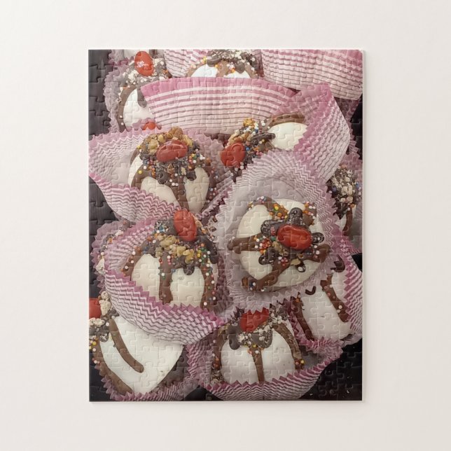 Petit Fours Delight Puzzle Pussel (Vertikal)