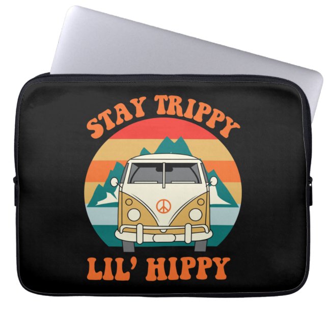 Petit hippie laptop fodral (Framsidan)