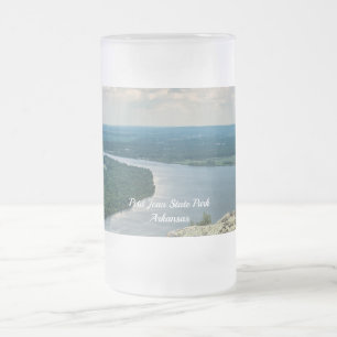 Petit Jean Cedar Bäck Frosted Glass Beer Mugg
