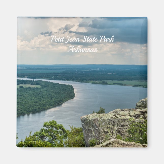 Petit Jean Cedar Bäck Magnet (Framsidan)