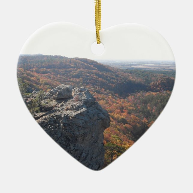 Petit Jean delstatspark Arkansas Julgransprydnad Keramik (Framsidan)