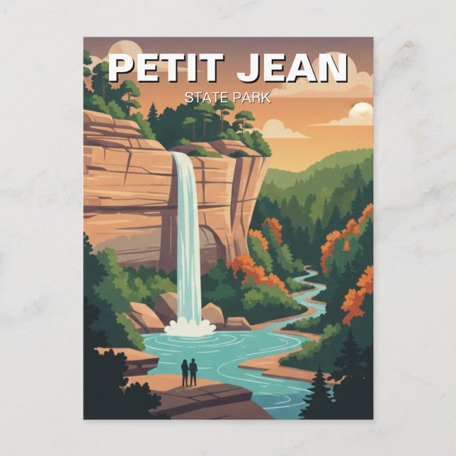 Petit Jean State Park Arkansas Travel Vykort (Framsida)