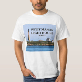 Petit Manan fyr, Maine T-tröja T Shirt