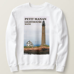 Petit Manan fyr, Maine tröja Lång Ärmad Tröja