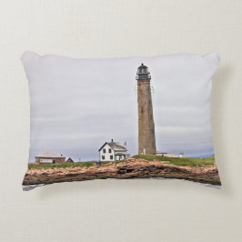 Petit Manan Lighthouse, Maine Accent Pillow Prydnadskudde