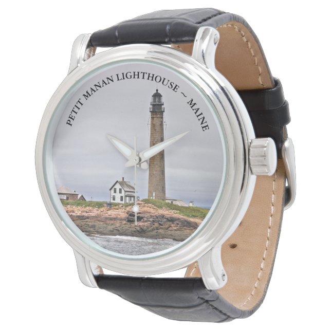 Petit Manan Lighthouse, Maine eWatch Armbandsur (Vinklad)
