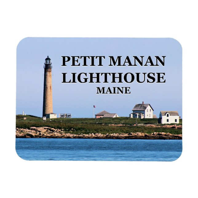 Petit Manan Lighthouse, Maine Flexi Magnet (Horisontell)